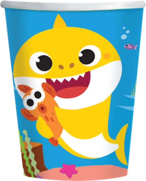 Image of Baby Shark papír pohár 8 DARABOS 250 ml