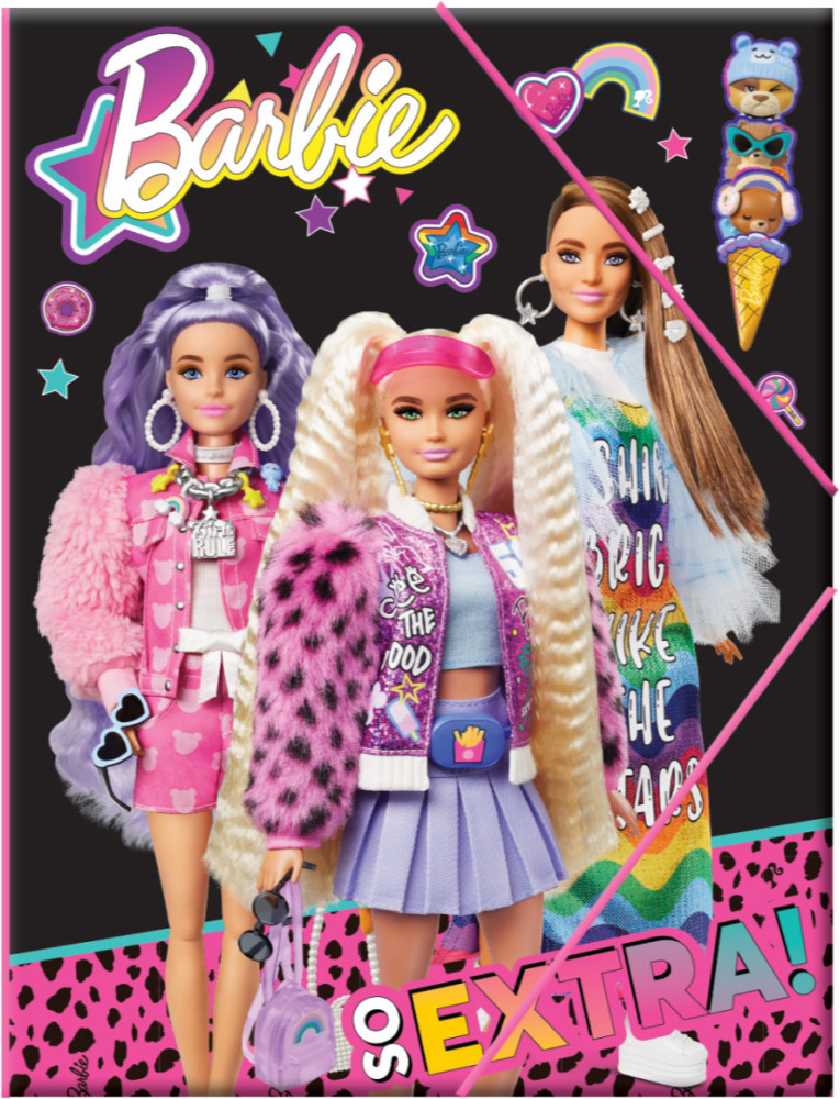 Image of Barbie Extra A/4 gumis mappa Nr2