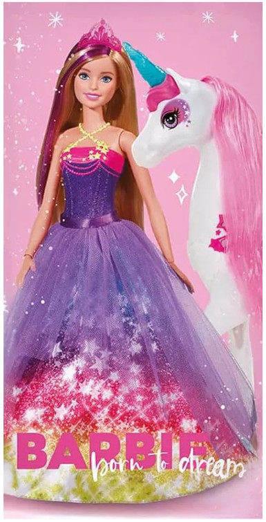 Image of Barbie Born to Dream fürdőlepedő, strandtörölköző 70x140 cm Nr2