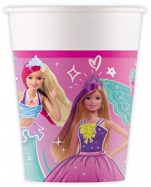 Image of Barbie Fantasy papír pohár 8 DARABOS 200 ml FSC Nr2