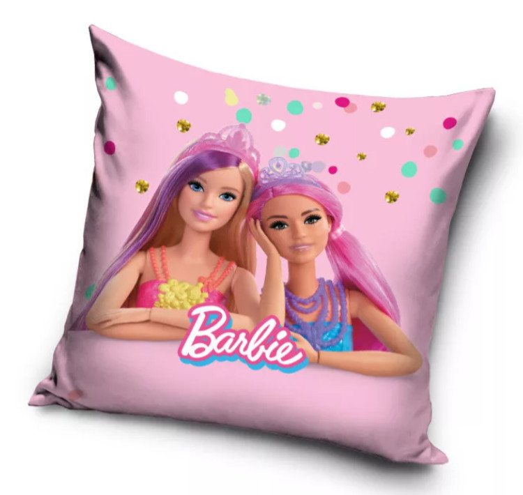 Image of Barbie Friends velúr párnahuzat 40x40 cm Nr1