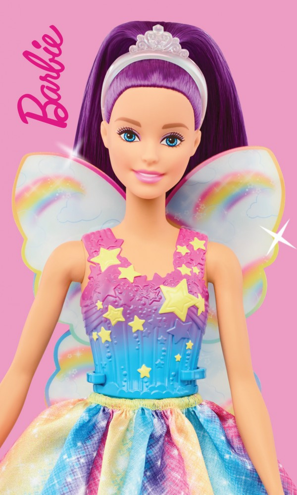 Image of Barbie fairy kéztörlő, arctörlő, törölköző 30x50 cm