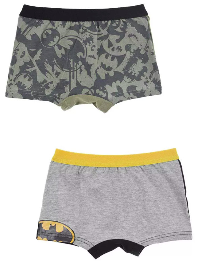 Image of Batman gyerek boxeralsó 2 darab/csomag 2 év, 3 év, 4 év, 5 év, 6 év, 7 év, 8 év