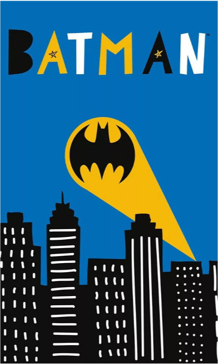 Image of Batman Call Sign kéztörlő, arctörlő, törölköző 30x50 cm Nr1
