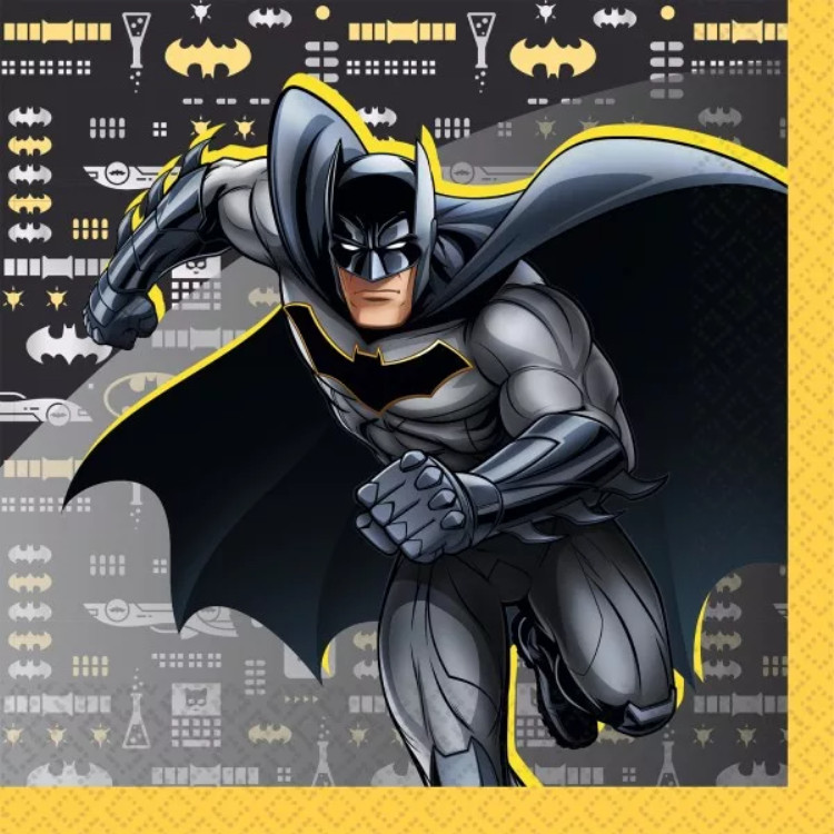 Batman szalvéta 16 DARABOS, 33x33 cm