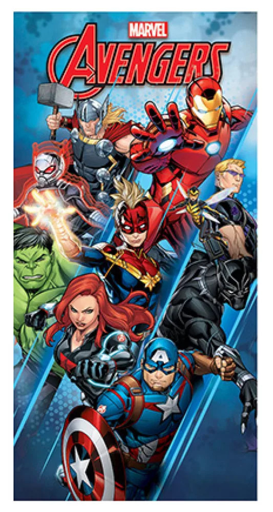Image of Bosszúállók Heroes fürdőlepedő, strand törölköző 70x137 cm (Fast Dry)