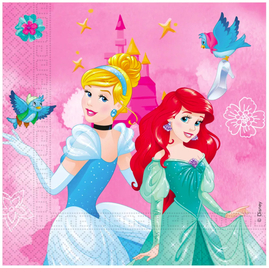 Image of Disney Princess, Hercegnők Live Your Story szalvéta 20 DARABOS, 33x33 cm Nr2