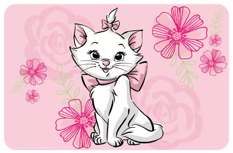 Image of Marie Pink Flower tányéralátét 43x28 cm Nr3