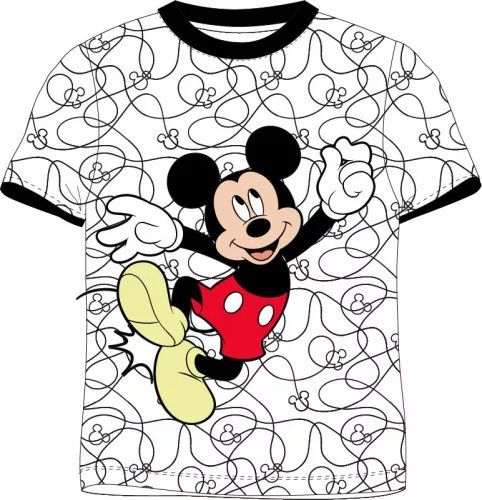 Disney Mickey gyerek rövid ujjú póló, felső 3 év, 4 év, 5 év, 6 év, 7 év, 8 év