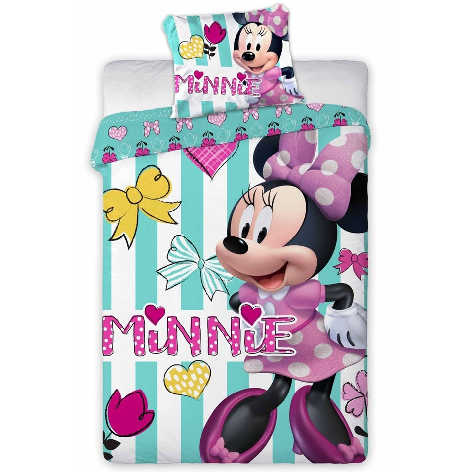 Disney Minnie gyerek ágyneműhuzat 100×135 cm, 40×60 cm Nr4