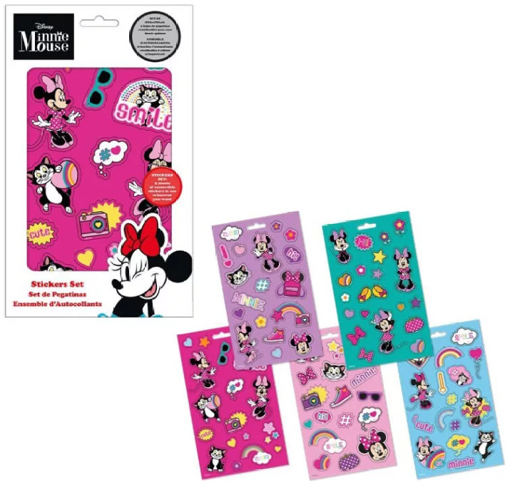 Image of Disney Minnie Smile matrica szett 5 ív