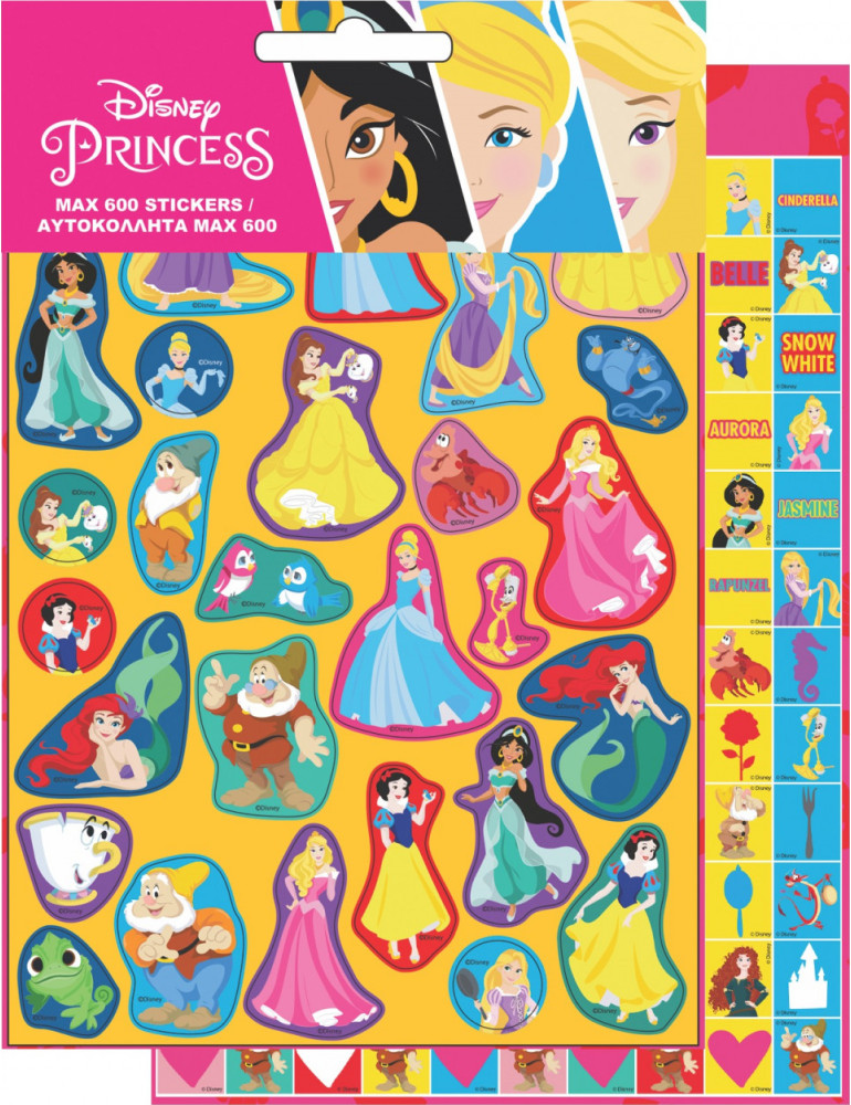 Image of Disney Hercegnők 600 darabos matrica szett Nr1