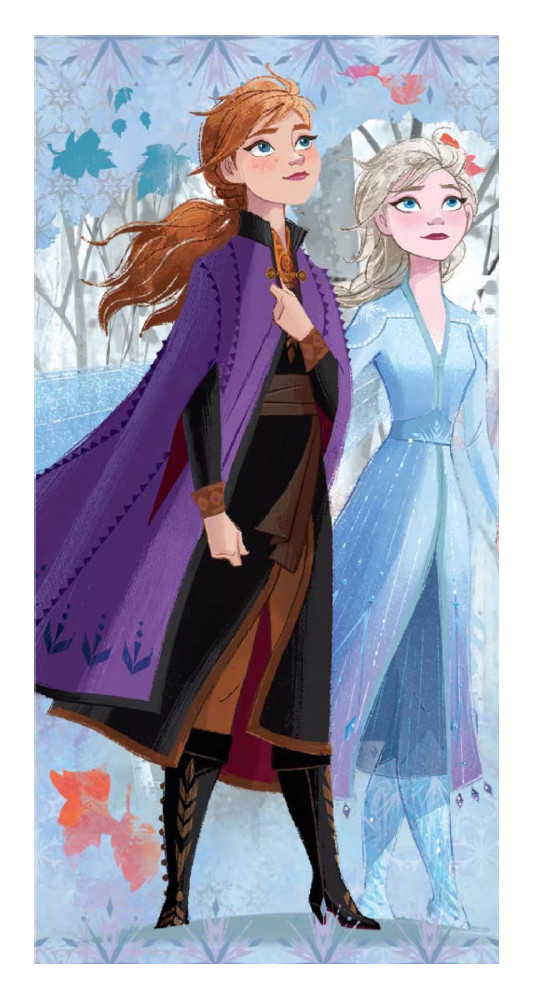 Image of Disney Jégvarázs Sisters fürdőlepedő, strand törölköző 70x137 cm (Fast Dry)