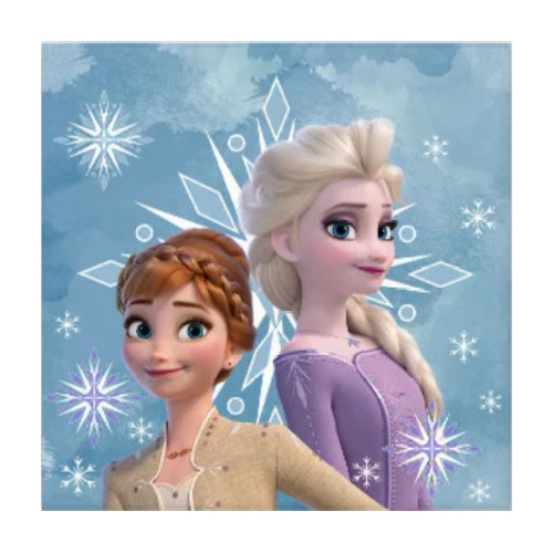 Image of Disney Jégvarázs Snowflake kéztörlő, arctörlő, törölköző 30x30 cm Nr2