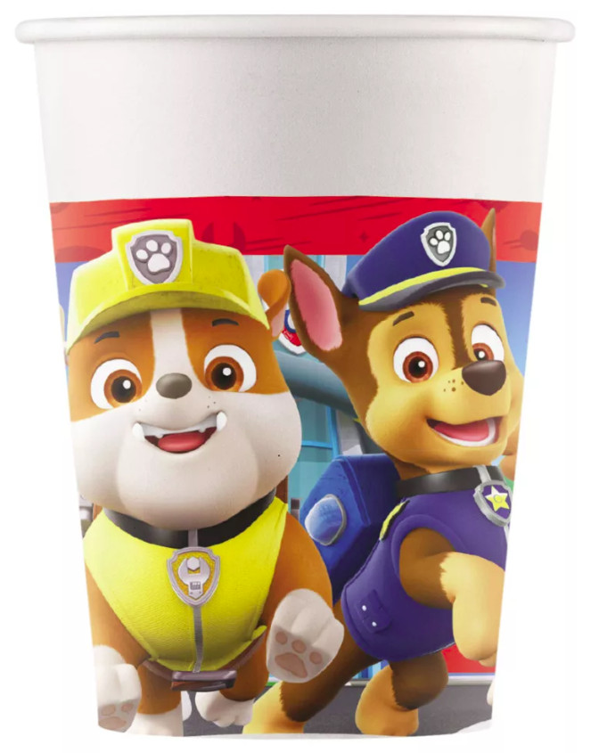 Image of Mancs Őrjárat Rescue Heroes papír pohár 8 DARABOS 200 ml FSC Nr7