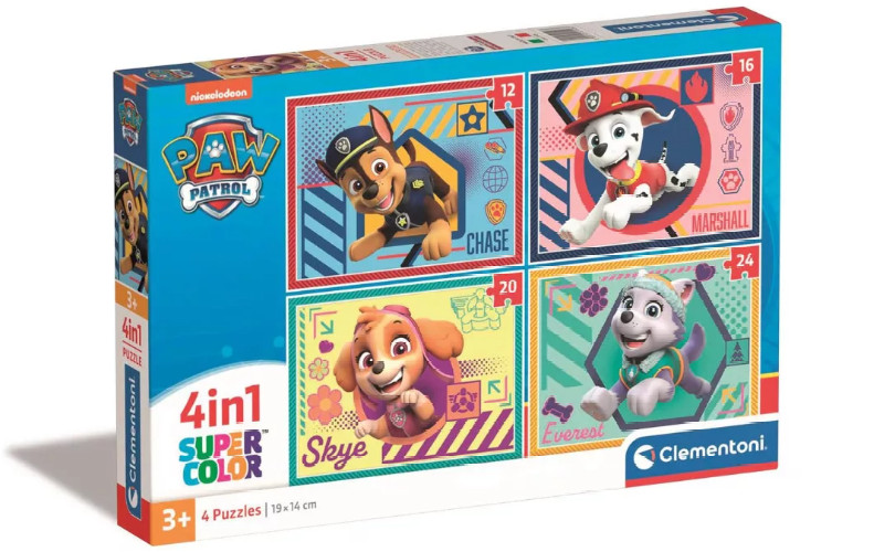 Image of Mancs Őrjárat Unique 4 az 1-ben puzzle Clementoni