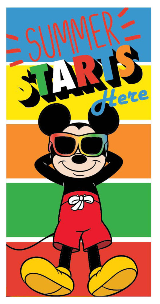 Image of Disney Mickey Starts fürdőlepedő, strand törölköző 70x137 cm (Fast Dry) Nr1