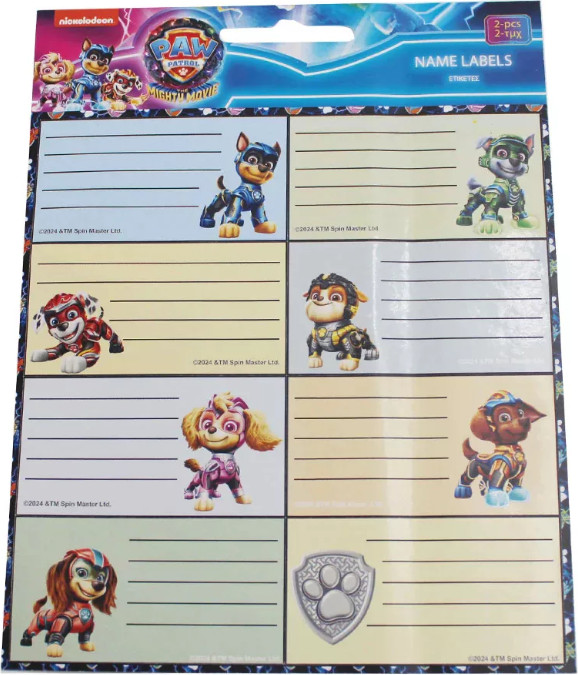 Image of Mancs Őrjárat Power Up füzetcímke 16 darabos Nr2