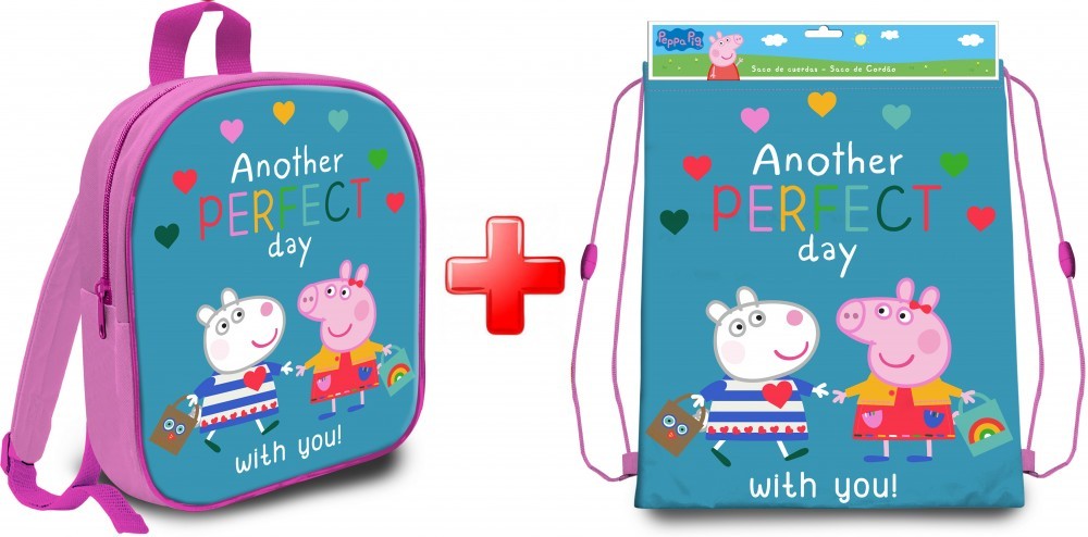 Image of Peppa malac táska és tornazsák szett