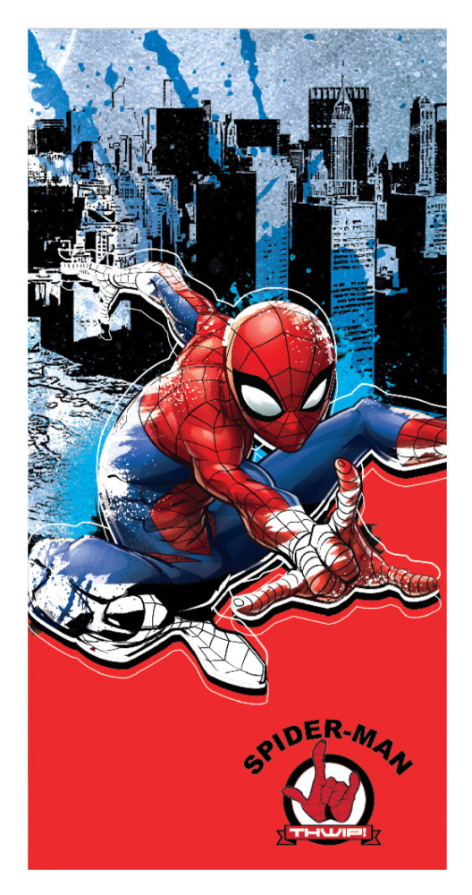 Image of Pókember Jump fürdőlepedő, strand törölköző 70x137 cm (Fast Dry)