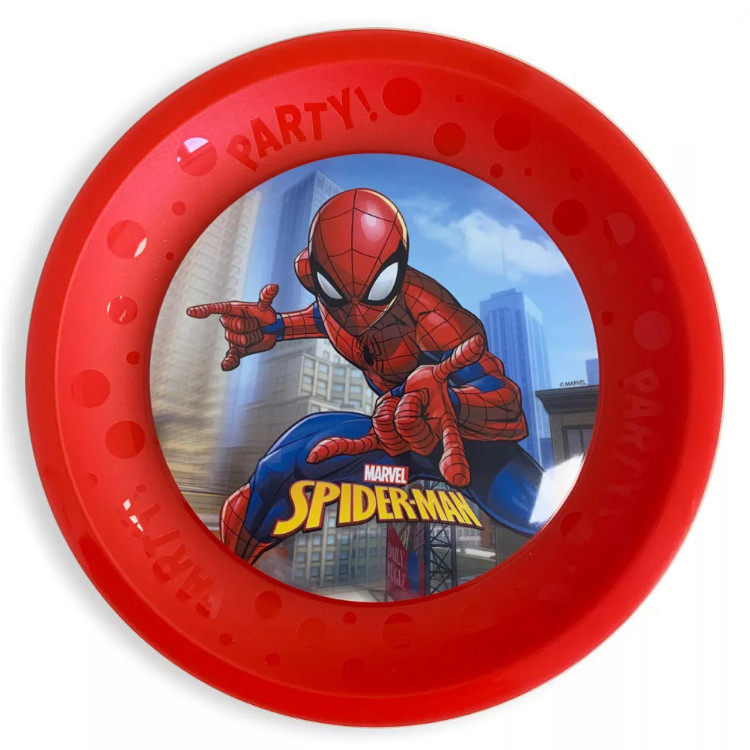Image of Pókember Crime Fighter micro prémium műanyag lapostányér 21 cm Nr1