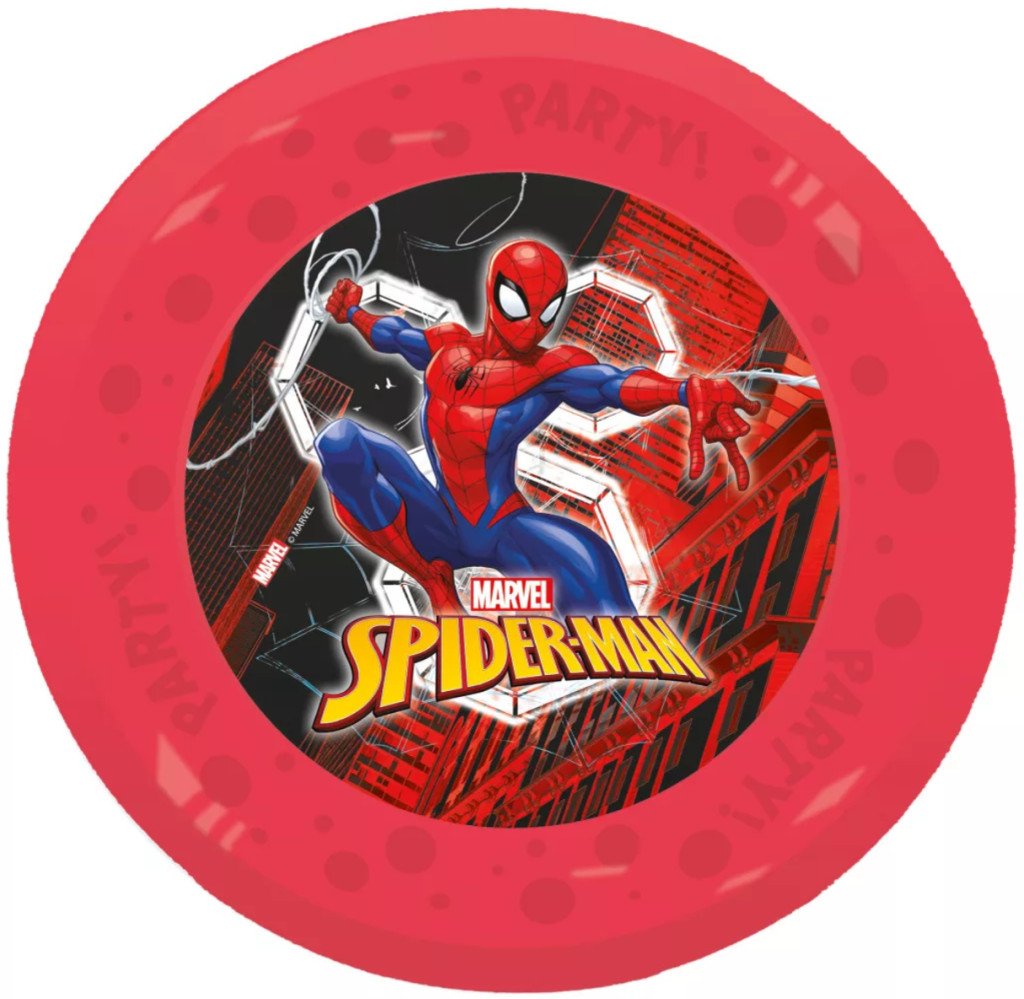 Image of Pókember World of Webs micro prémium műanyag lapostányér 21 cm Nr2