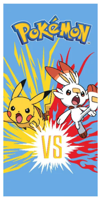 Image of Pokémon Scorbunny fürdőlepedő, strand törölköző 70x140 cm