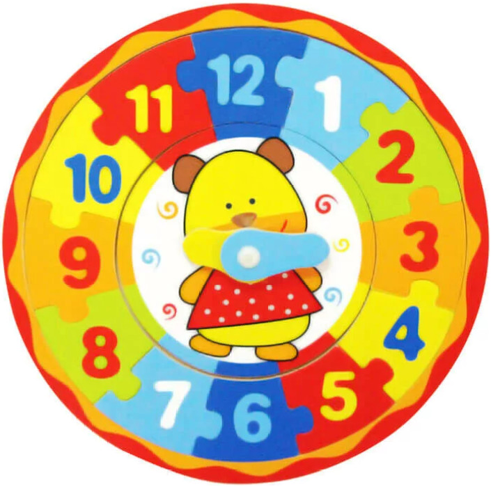Image of Puzzle - órás, macis