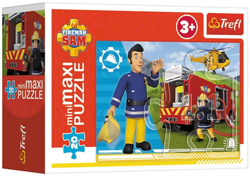 Image of Sam a Tűzoltó minimaxi Puzzle 20 db-os Wallaby 2 Trefl