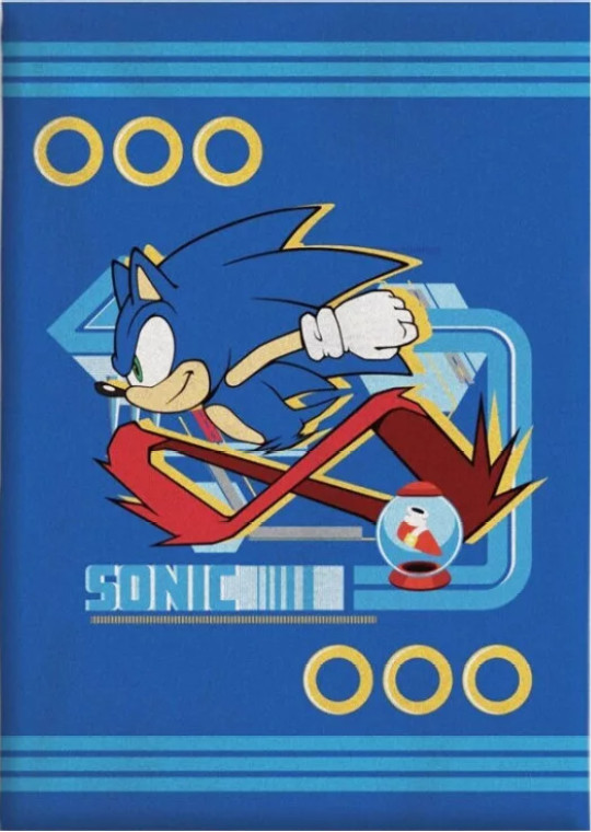 Sonic a sündisznó polár takaró, pléd 100x140 cm Nr4
