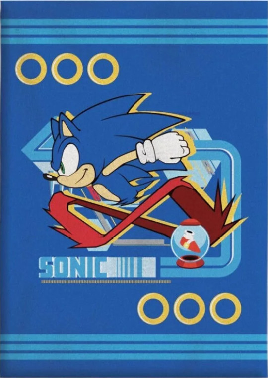 Image of Sonic a sündisznó polár takaró, pléd 100x140 cm Nr4