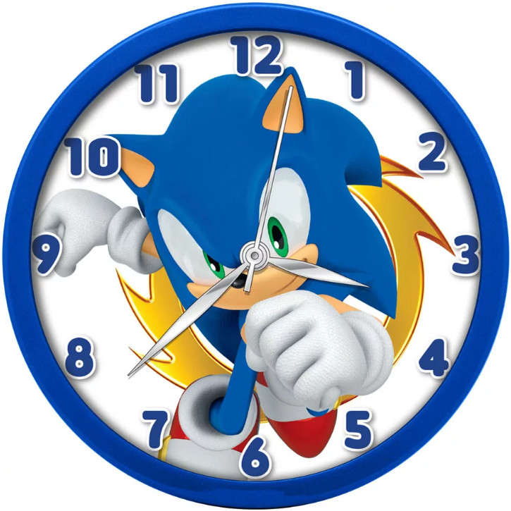Sonic a sündisznó falióra 25 cm