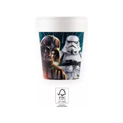 Star Wars Galaxy papír pohár 8 DARABOS 200 ml FSC