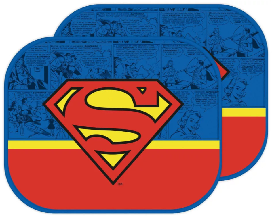 Superman napellenző ablakra 2 DARAB