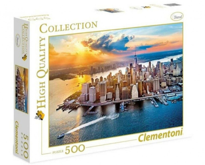 Városok puzzle 500 db-os HQC New York - Clementoni