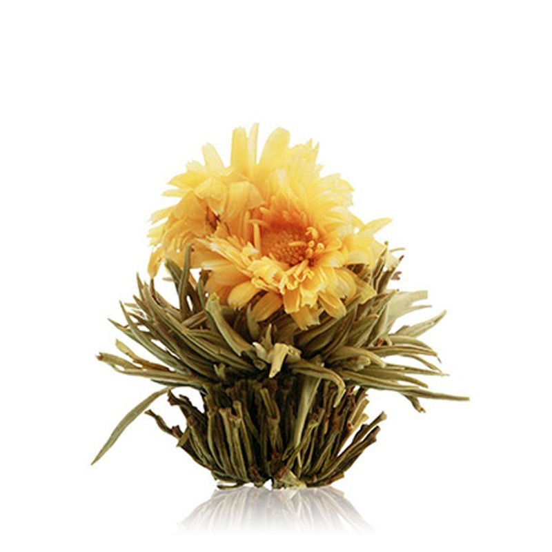 Image of Napforduló virágzó fehér tea, teagolyó